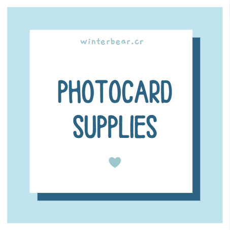 Photocard Supplies